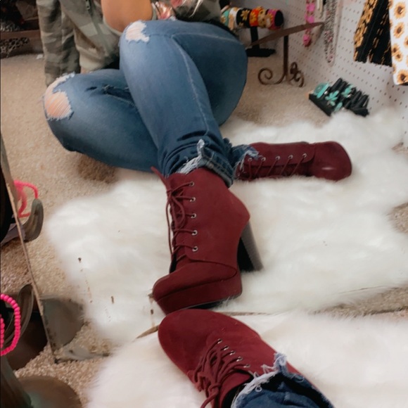 Shoes - Chunky Heel Booties